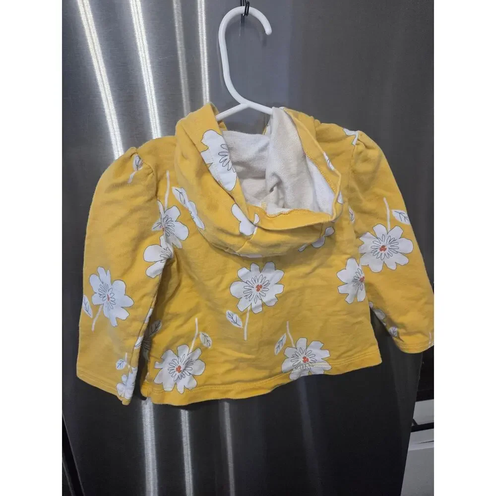 Yellow Floral Hooded Jacket - Carter's - 24mo